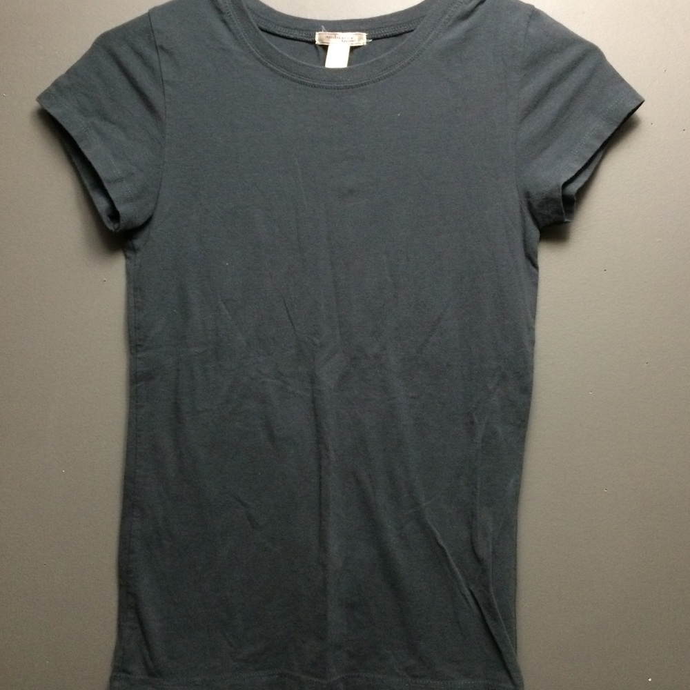 Basic short sleeve dark gray